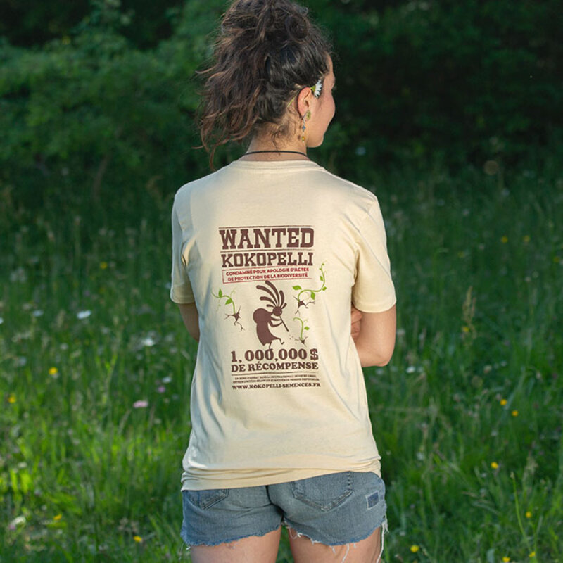 Adult T-Shirts - Mixed T-Shirt Wanted beige, size XS