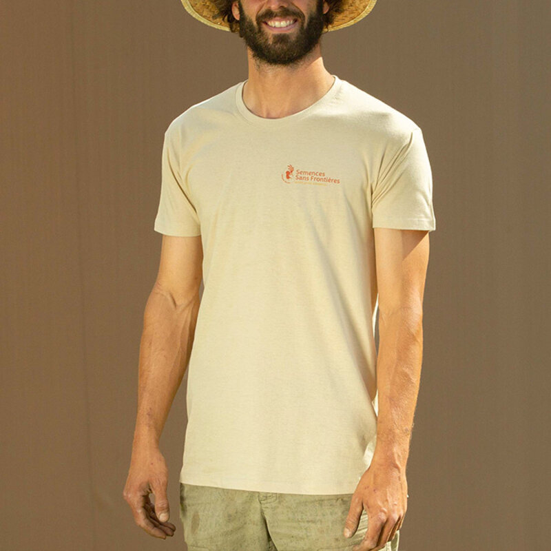 Adult T-Shirts - Mixed T-Shirt Milpa beige, size XS