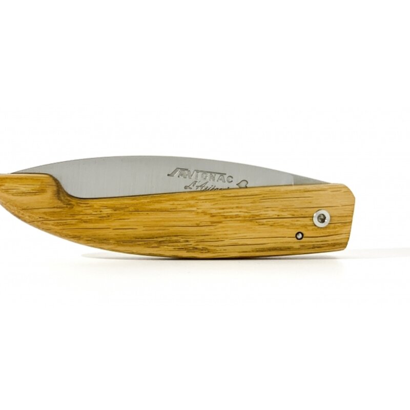 Knives - Couteau l'Ariégeois - Savignac Ariegeois knife with oak handle - Savignac