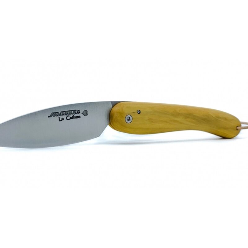 Knives - Couteau le Cathare - Savignac Le Cathare knife with boxwood handle - Savignac