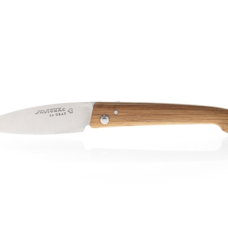 Knives - Couteau le Grat - Savignac Le Grat knife with oak handle - Savignac