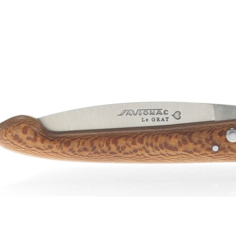 Knives - Couteau le Grat - Savignac Le Grat knife with plane wood handle - Savignac