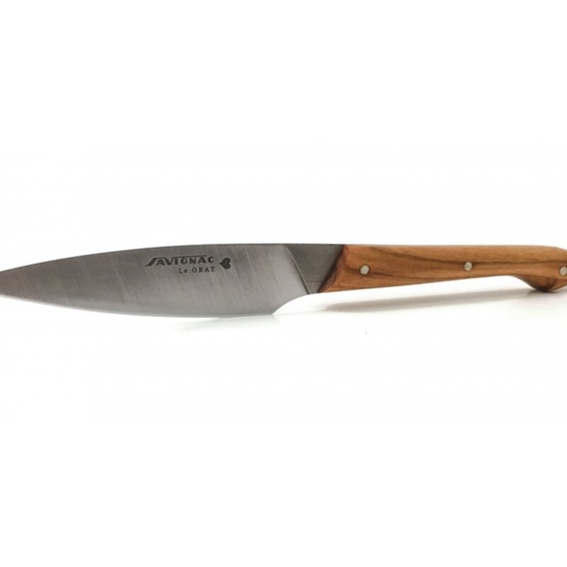 Knives - Le Grat kitchen knife - Savignac Le Grat kitchen knife with plum wood handle - Savignac