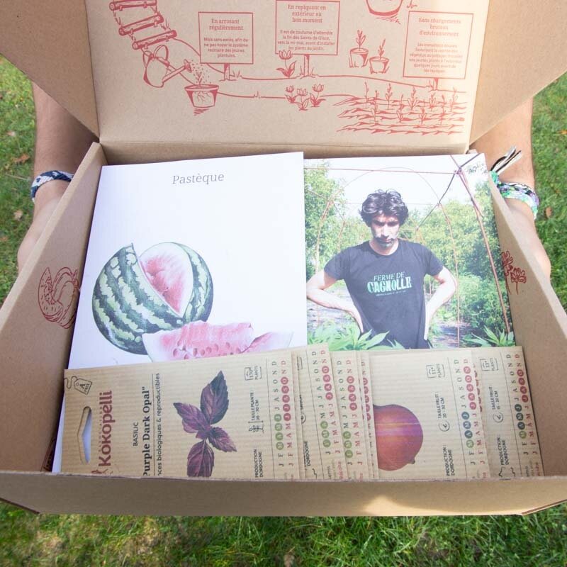 Seeds boxes - Seed box - La ferme de Cagnolle