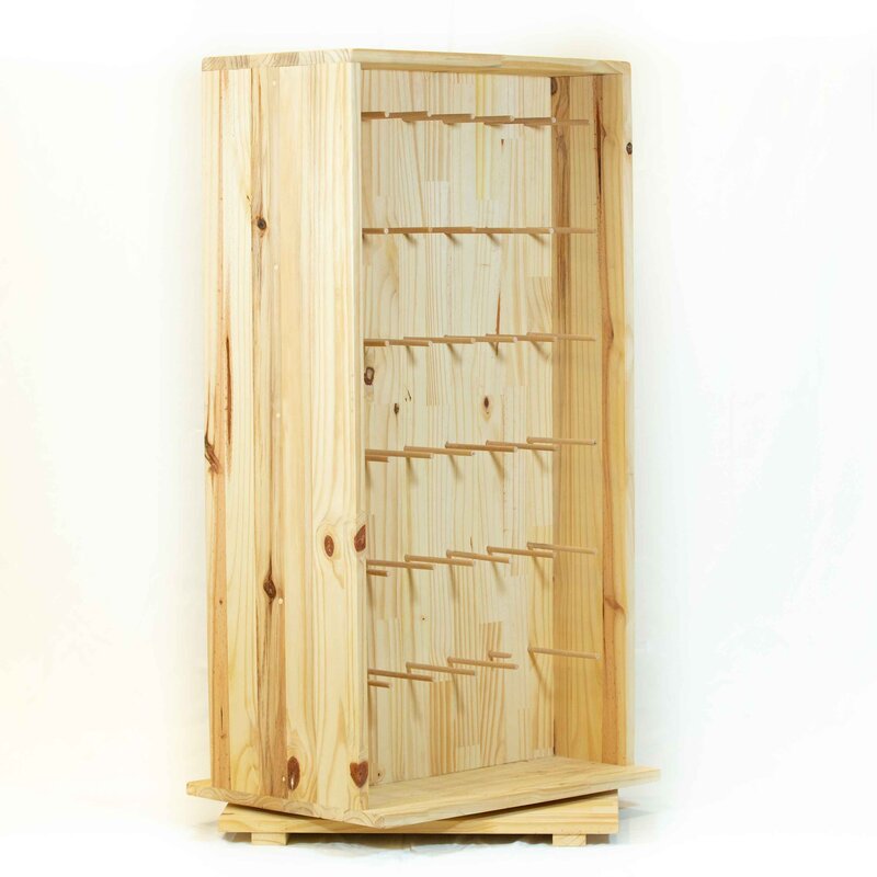 Reseller Offers - Double-sided pivoting wooden display stand