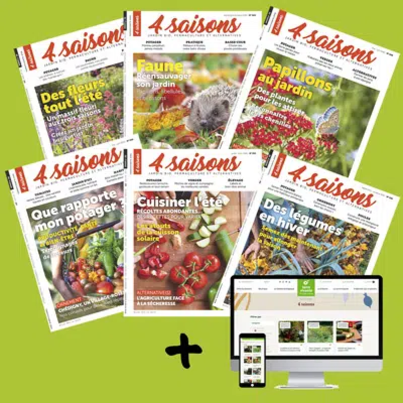 Magazine subscriptions - 4 Seasons Magazine subscription Magazine subscriptions 4 Saisons Basic offer 1 year (6 issues)