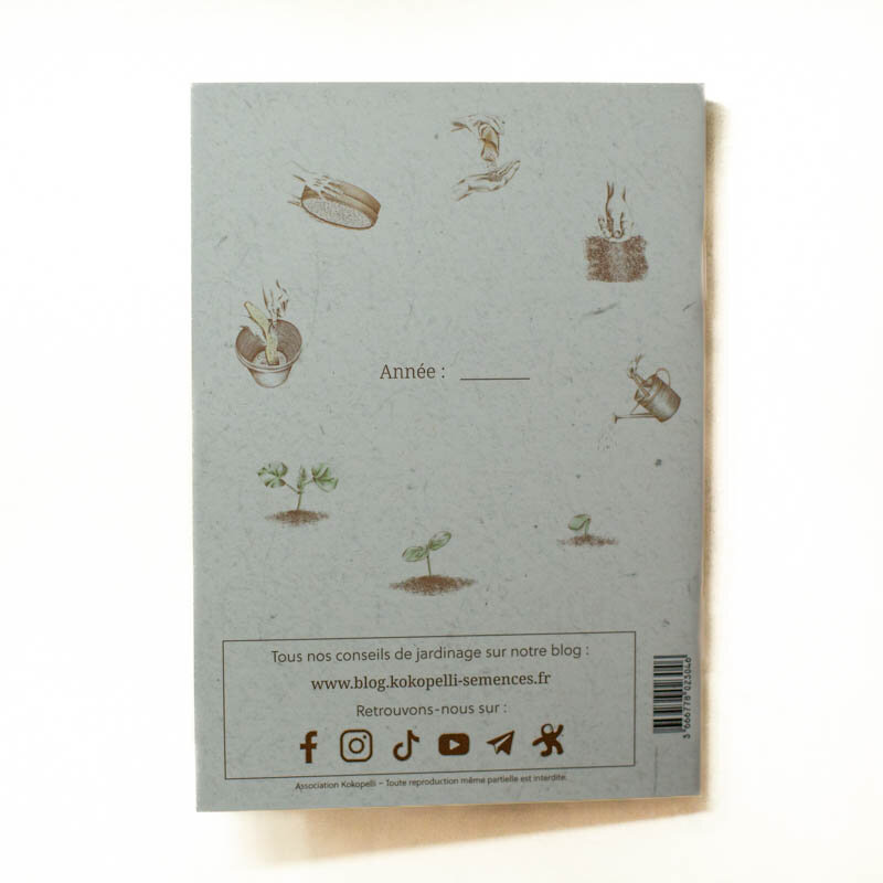 Organic garden - Crop monitoring booklet - Gardener's notebook