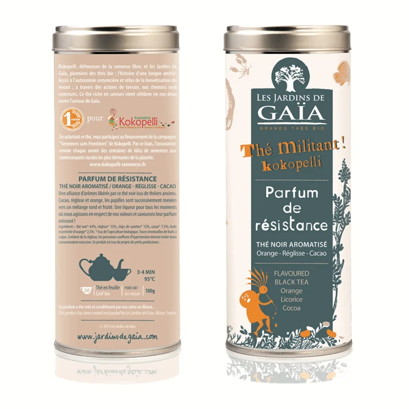 Militant Teas - Parfum de résistance - Black Tea in a tube