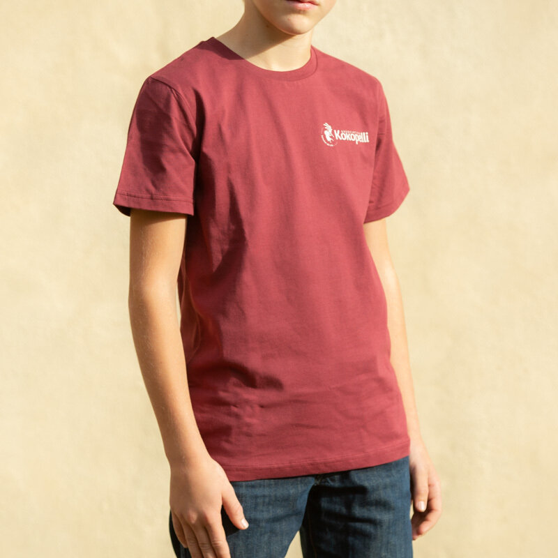 Children's clothing - Children's burgundy T-Shirt burgundy, size 7 - 8 years