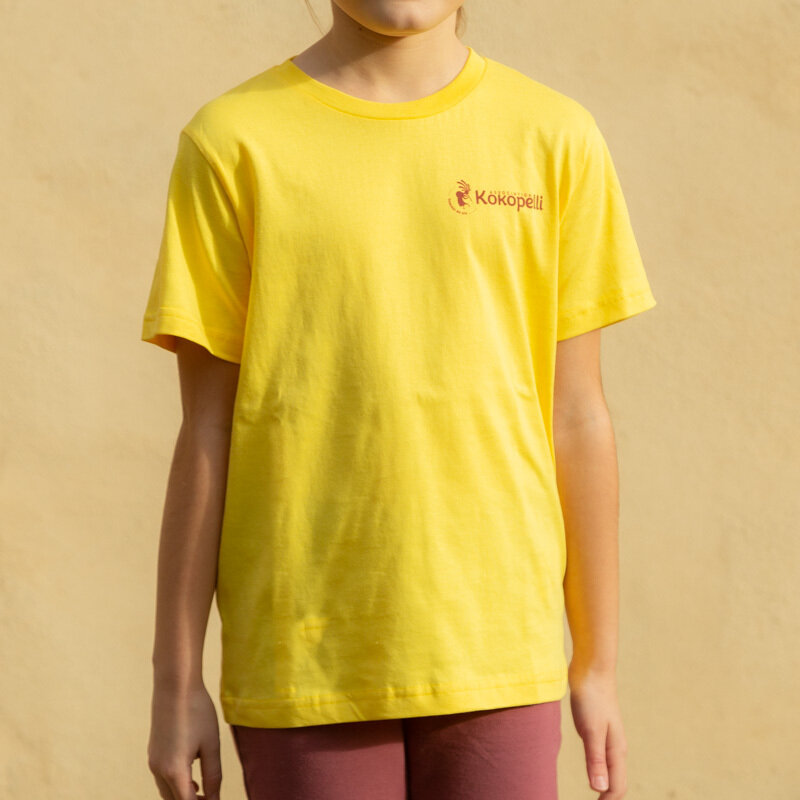 Children's clothing - Yellow children's T-shirt yellow, size 9 - 10 years