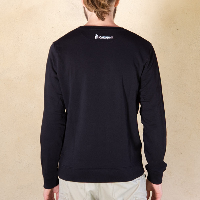 Adult sweatshirts - Black mixed sweatshirt Monochrome Pavot black, size S