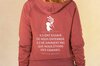 Adult sweatshirts - Mixed sweatshirt, burgundy Mexican proverb size L