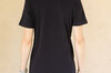 Adult T-Shirts - Monochrome Dahlia black mixed T-shirt black, size XL