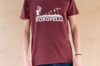 Adult T-Shirts - Mixed stone wash burgundy Kokopelli T-shirt stone wash burgundy, size M