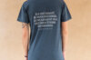Adult T-Shirts - T-shirt Kokopelli mixed stone wash blue jean stone wash blue jeans, size M