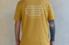 Adult T-Shirts - Evolution Ochre Mixed T-Shirt Mixed Evolution T-Shirt Ochre L