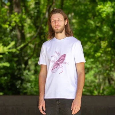 T-shirt Militant mixte « Épis de maïs »