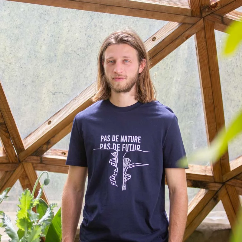 Adult T-Shirts - Mixed Militant "No Nature" T-shirt navy blue Mixed Militant T-shirt "Pas de nature" navy blue size S