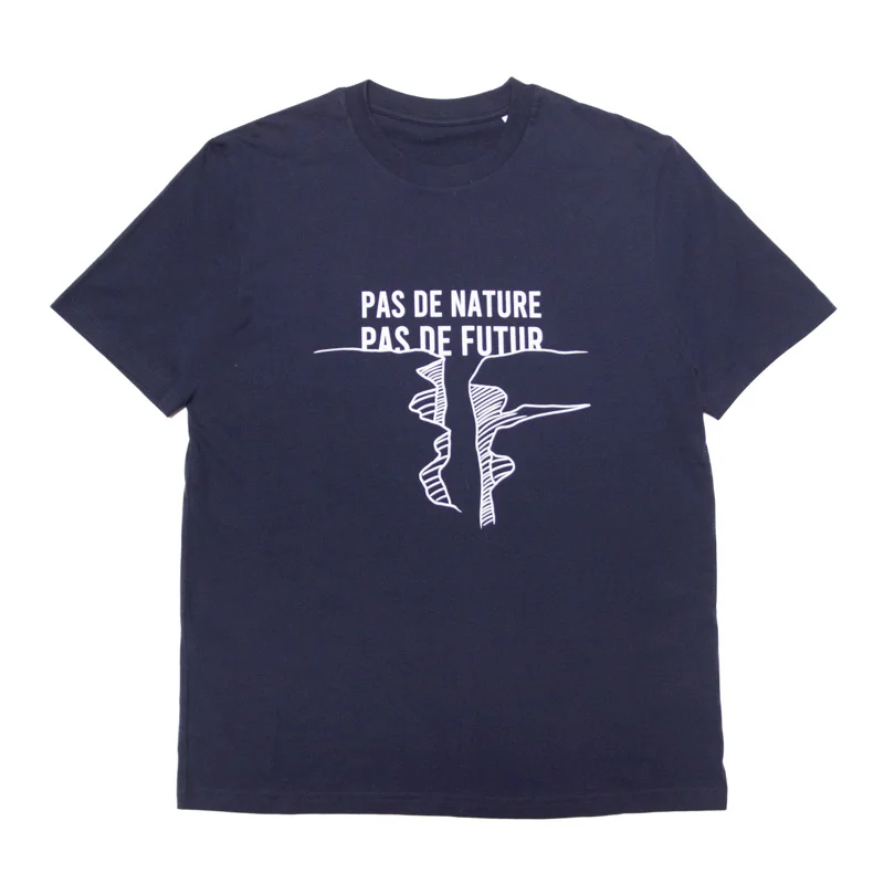 Adult T-Shirts - Mixed Militant "No Nature" T-shirt navy blue Mixed Militant T-shirt "Pas de nature" navy blue size S