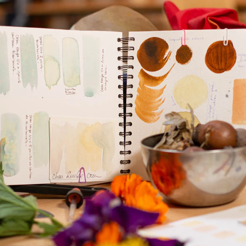 Workshops - Workshop - Workshop - Vegetal Painting &amp; Natural Watercolors- 3h Workshop - Saturday, August 9, 2025 at 9:30 a.m.