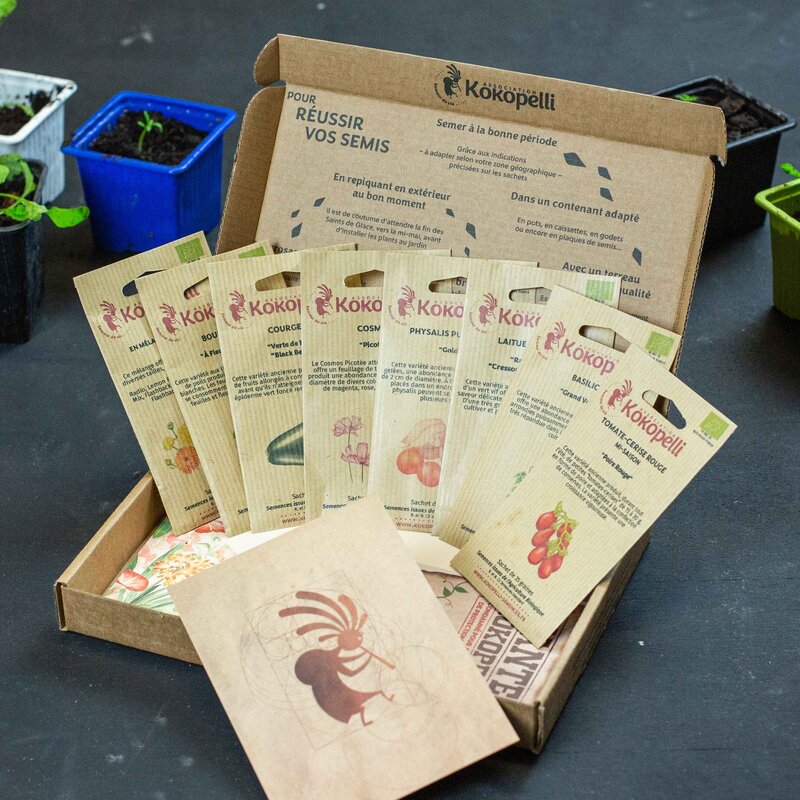 Seeds boxes - Box of seeds - On the road to diversity