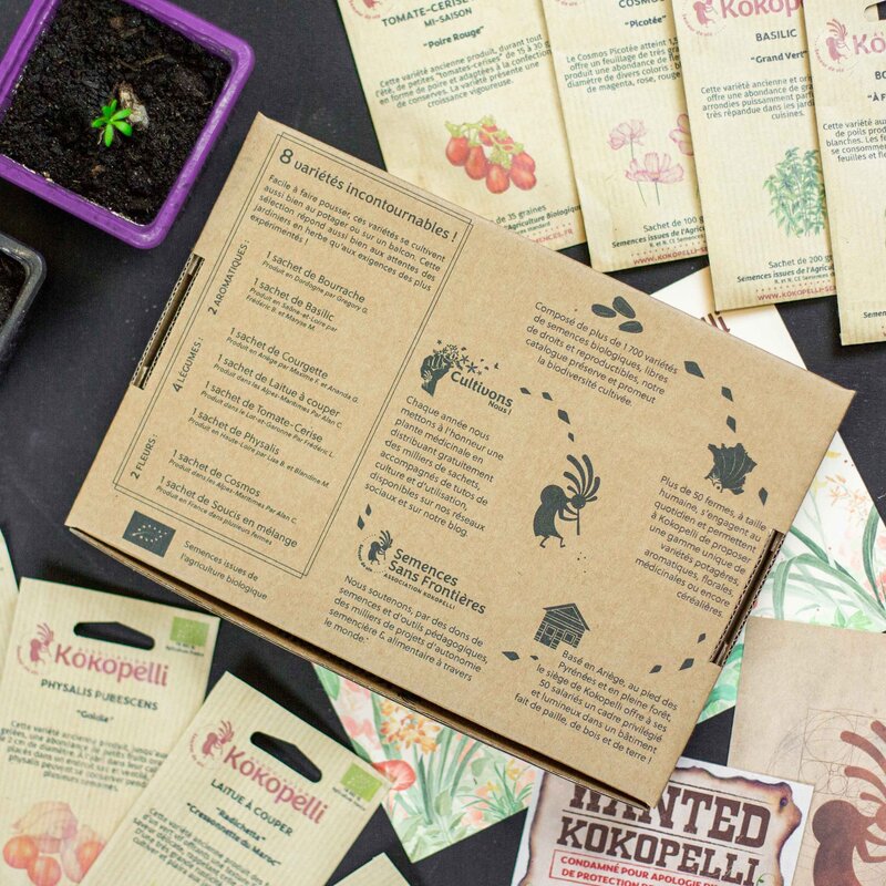 Seeds boxes - Box of seeds - On the road to diversity