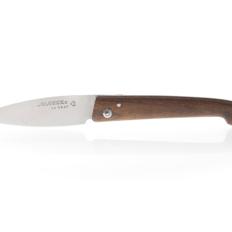 Knives - Couteau le Grat - Savignac Le Grat knife - walnut handle - stainless steel blade