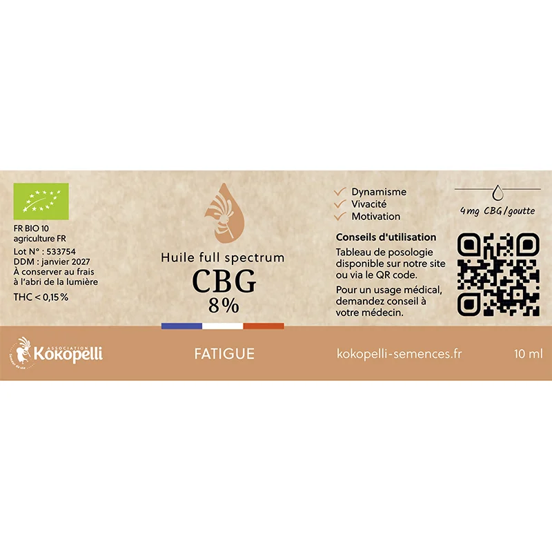 Oils - CBG oil 8% bio 10 ml