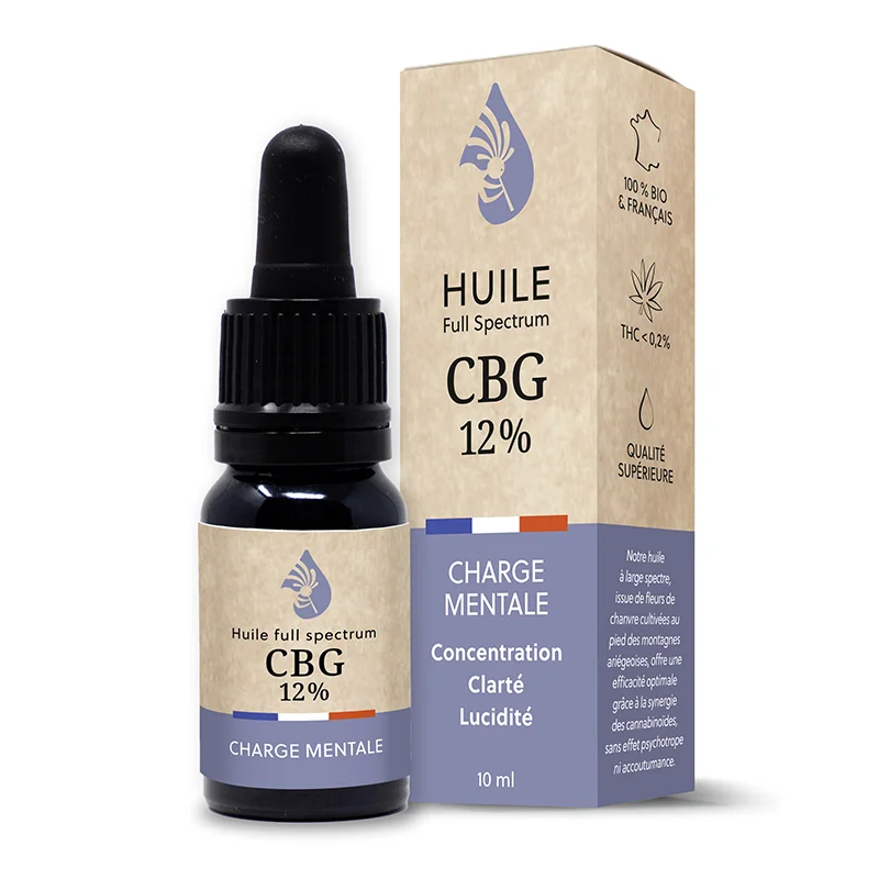 Oils - CBG oil 12% bio 10 ml