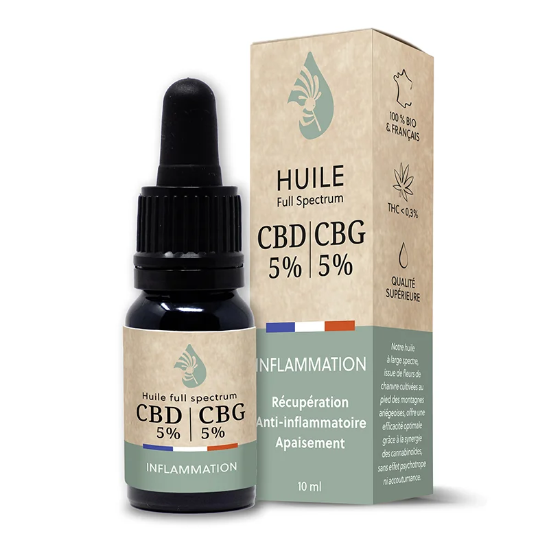 Oils - CBD Oil 5% X CBG 5% bio 10 ml