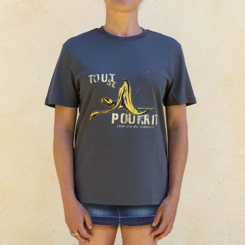 Adult T-Shirts - Mixed T-Shirt - Everything is rotting grey Mixed T-Shirt - Everything is rotting black S