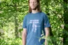 Adult T-Shirts - Mixed Militant T-shirt "No nature" petrol blue Militant mixed T-shirt "Pas de nature" petrol blue size L