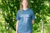 Adult T-Shirts - Mixed Militant T-shirt "No nature" petrol blue Militant mixed T-shirt "Pas de nature" petrol blue size L