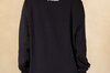 Adult sweatshirts - Black mixed sweatshirt Monochrome Pavot black, size XS